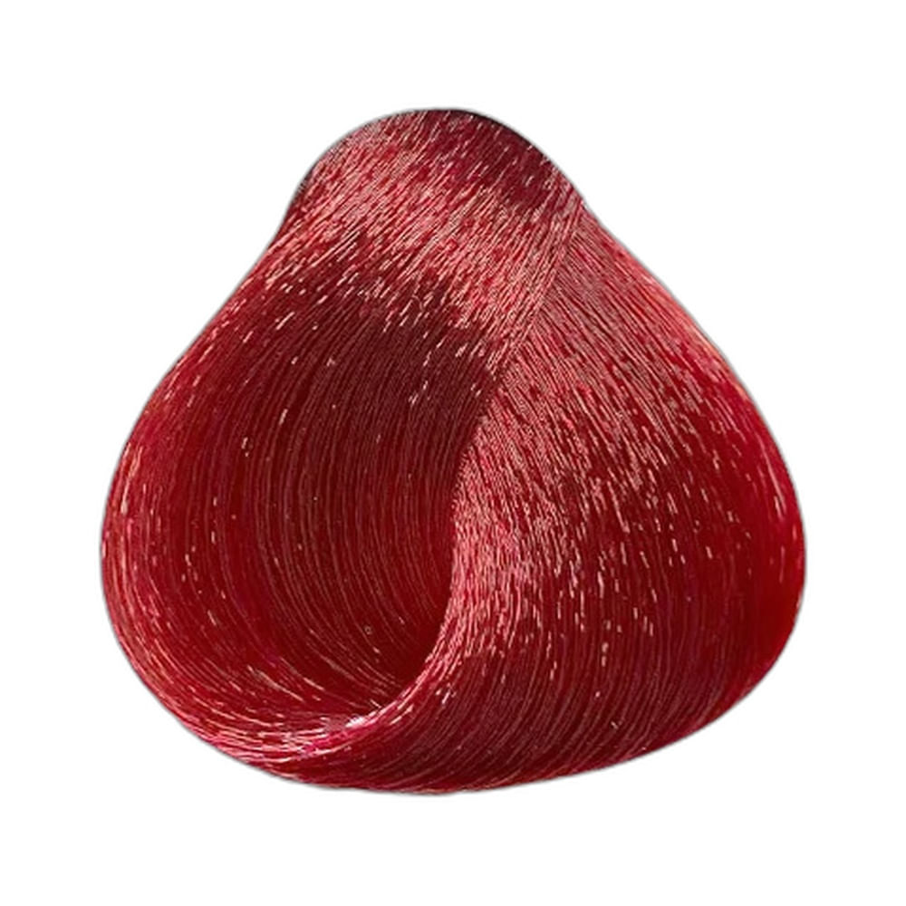 Mecha de cabelo vermelho vibrante com máscara capilar pigmentante Kamaleão Pica Pau